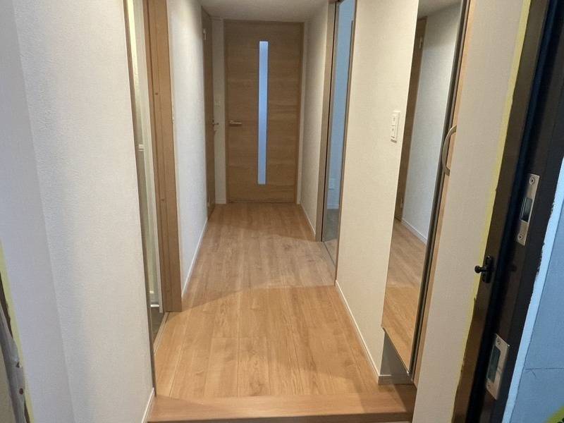 玄関からの眺めです。