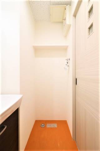 室内洗濯機置場でいつでもお洗濯できます