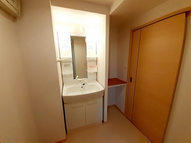 朝の支度はこちらです。