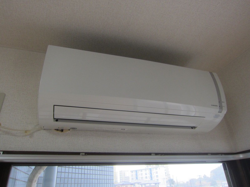 エアコン付きで一年中快適に過ごせます。
