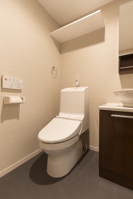 清潔感あるトイレです