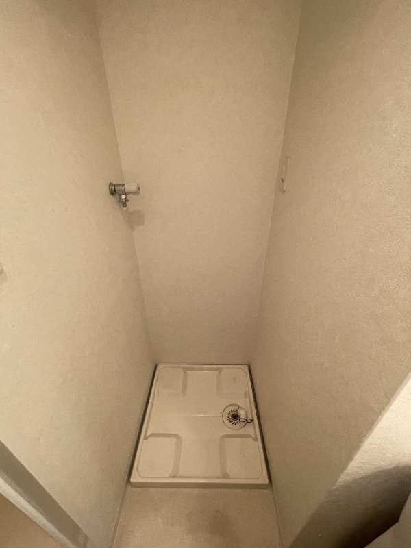 室内洗濯機置場。