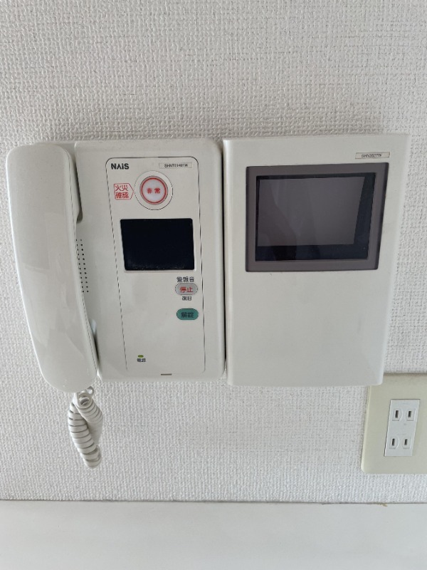 モニター付きで安心です。