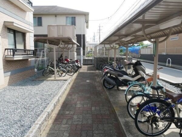 駐輪場はこちらです。