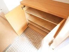 玄関収納もございます。