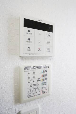 雨の日も安心な浴室乾燥機付きです