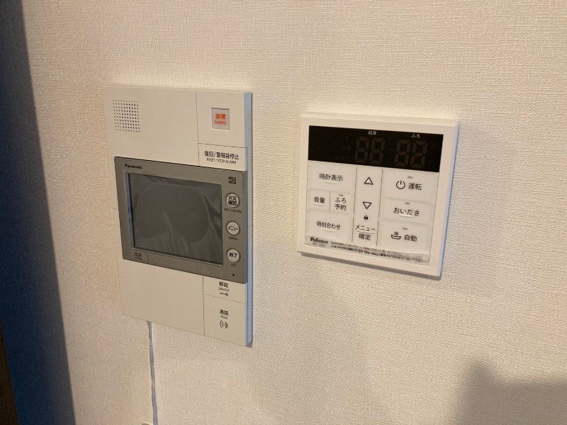 モニタ付きで誰が来たか一目でわかる