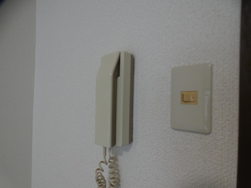 音声インターホンでございます。