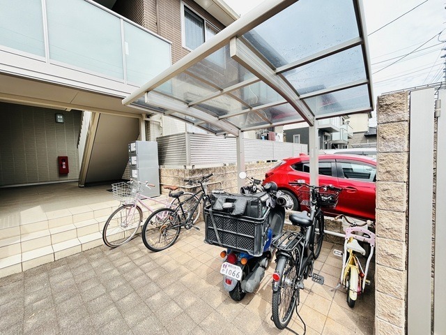 駐輪場はこちらです。