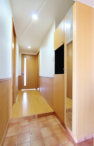 開放感のある玄関ですね