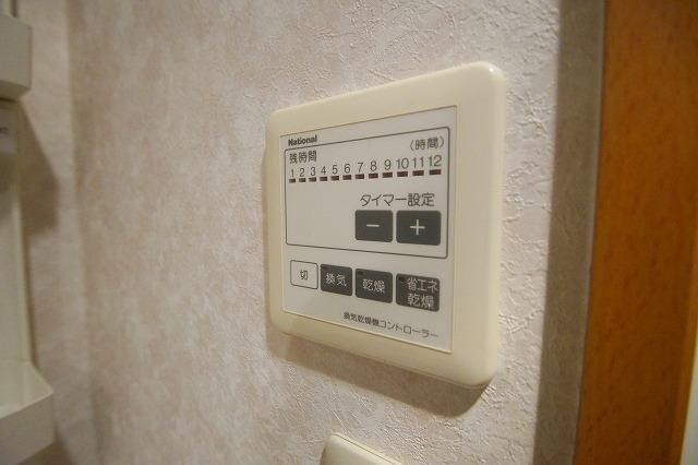 浴室乾燥機付きです。