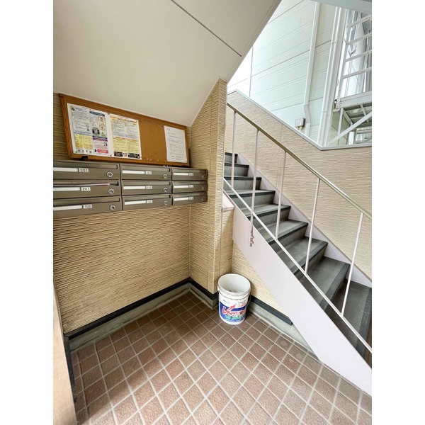 綺麗に整理された共用部