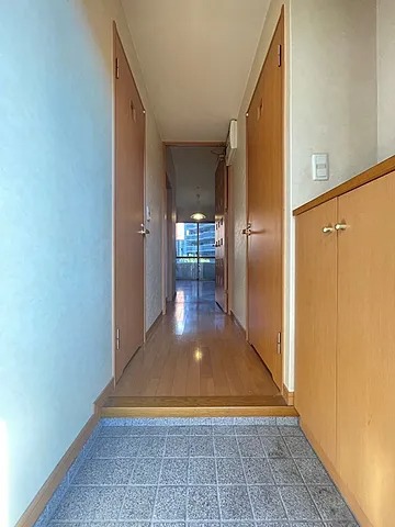 開放感のある玄関です