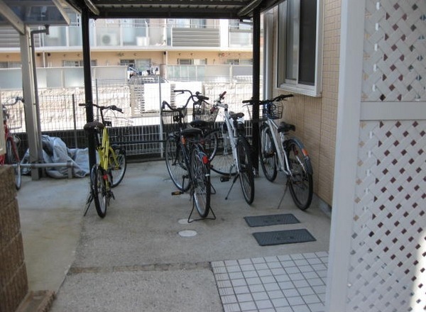 駐輪場はこちらです。