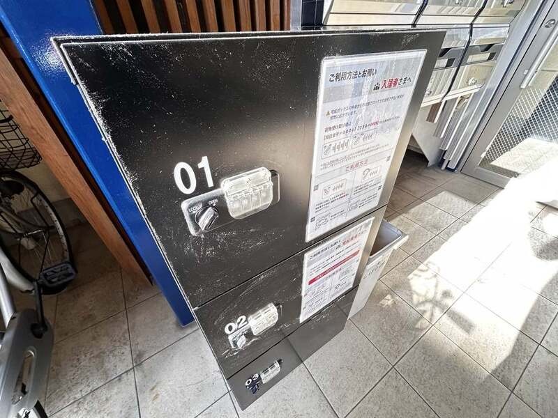 宅配ボックスも完備。