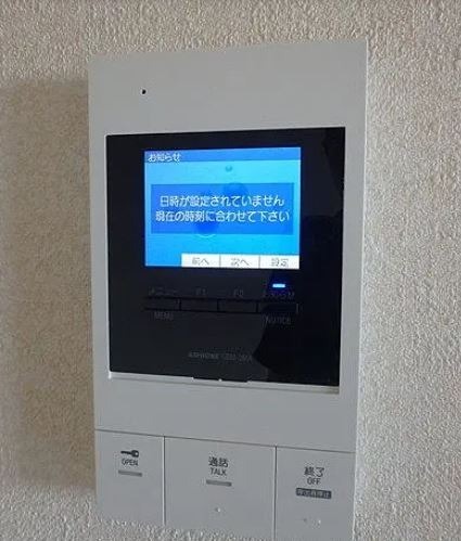 安心のモニターホン付きです