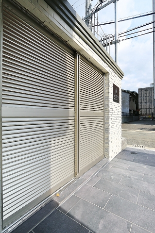共用のごみ置き場です