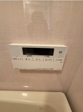 ボタン一つで楽々追い焚き機能