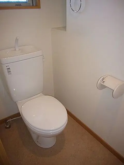 嬉しい温水洗浄便座です