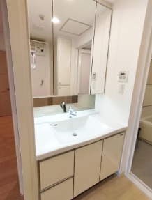 独立洗面台は嬉しいですね。しかも大きいですよ