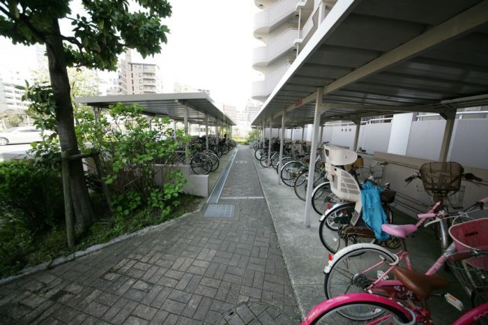 駐輪場です