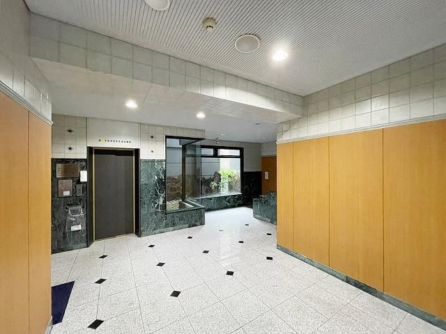 管理の行き届いたロビースペース