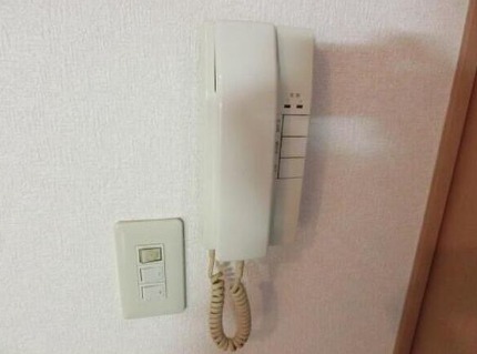 音声インターホン付き