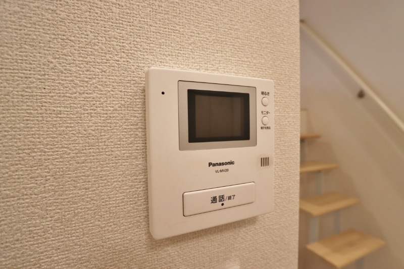 モニター付きで安心です。