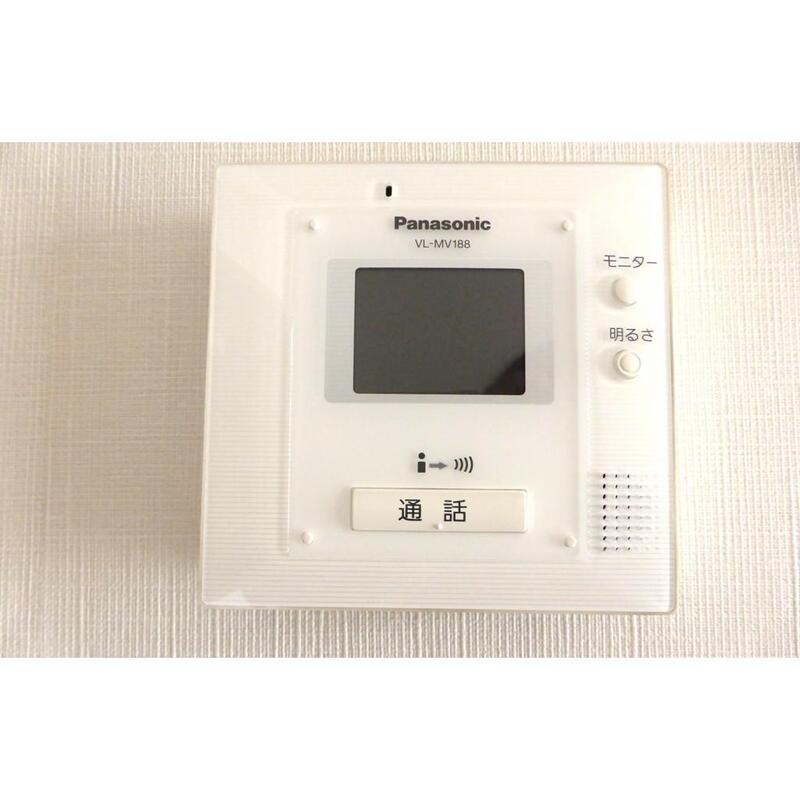 モニタ付きで来客時も安心ですね