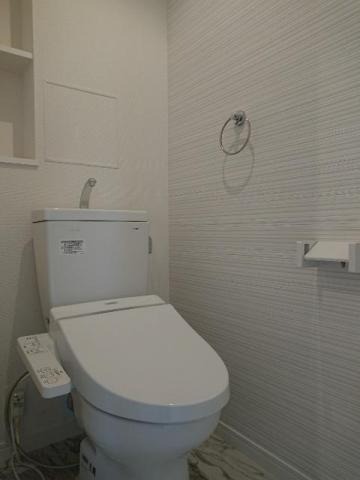 温水洗浄便座付きです