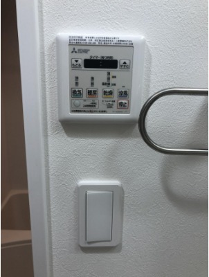 浴室乾燥機付きです。