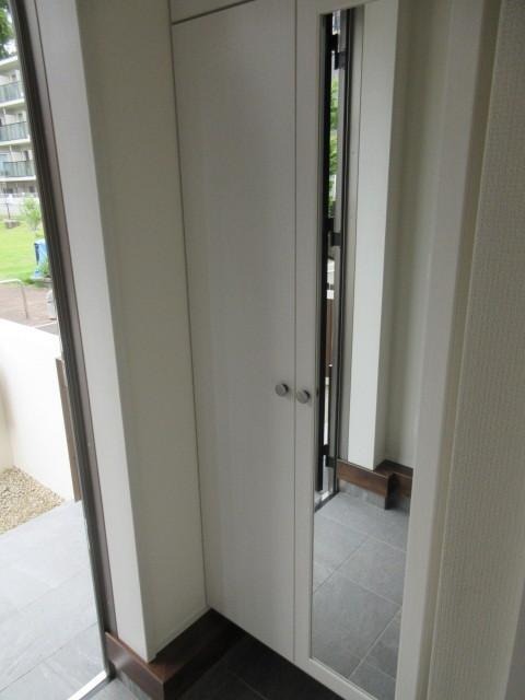 玄関はこのようになっています。