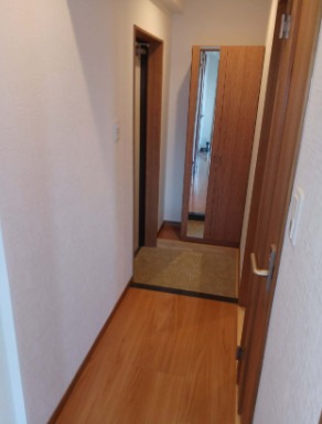 玄関はこのようになっています。