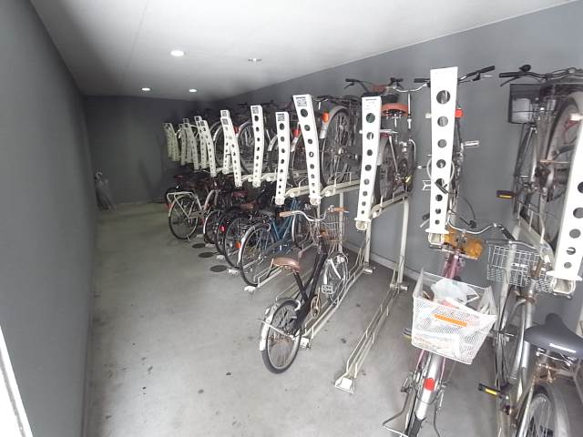 駐輪場もバッチリ。