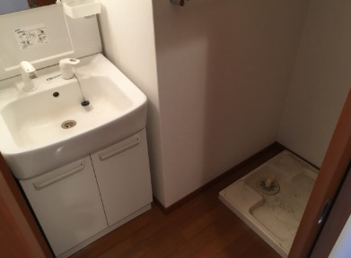 使い勝手のいい独立洗面台