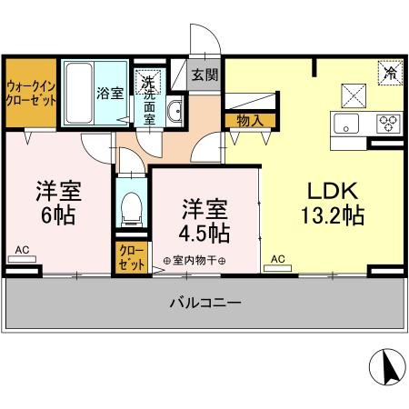 間取や内装は現状を優先します
