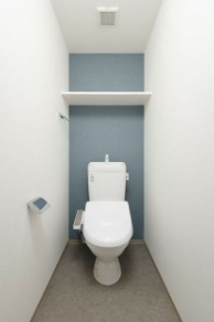 清潔感のあるトイレです