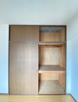 奥行きのある収納スペース