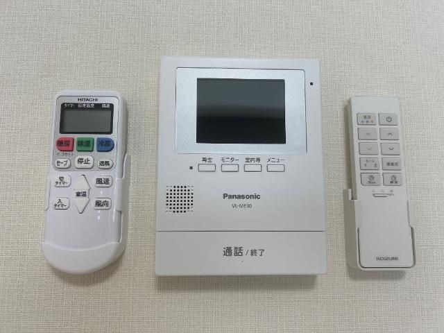 モニター付きで安心ですね。