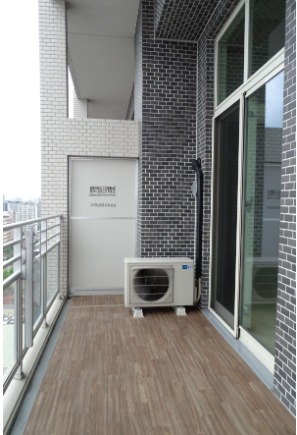 日当たり良好なバルコニー