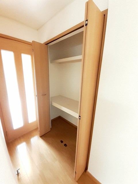 収納も完備。