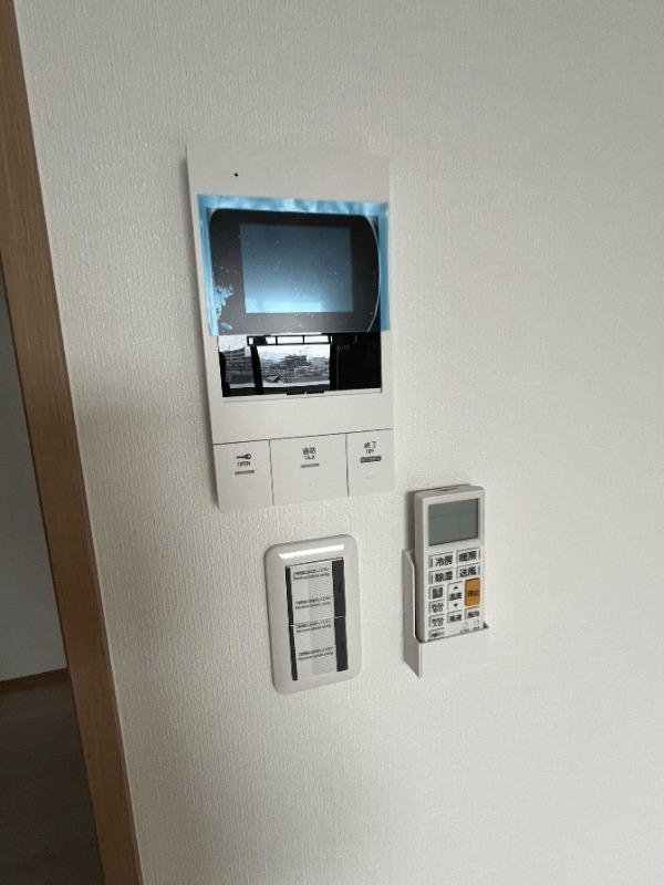 モニタ付きで安心です。