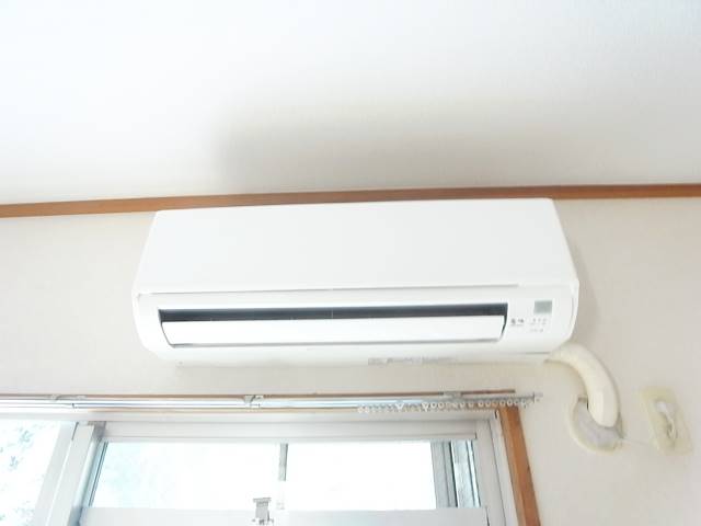 エアコン付きで1年中快適です