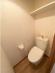 清潔感のあるトイレです