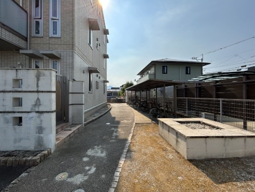 駐輪場はこちらです。