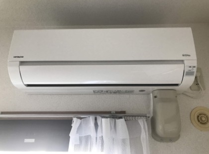 エアコン完備で年中快適に過ごせます♪