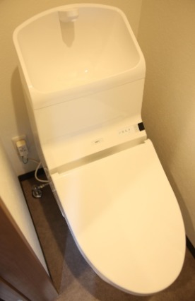 温水洗浄便座付きです