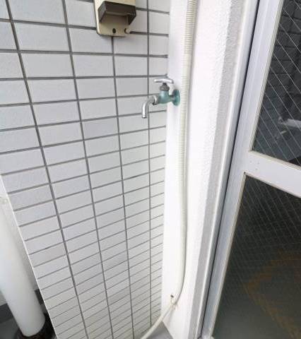 洗濯機置場はこちらです