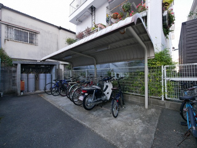 駐輪場はこちらです。