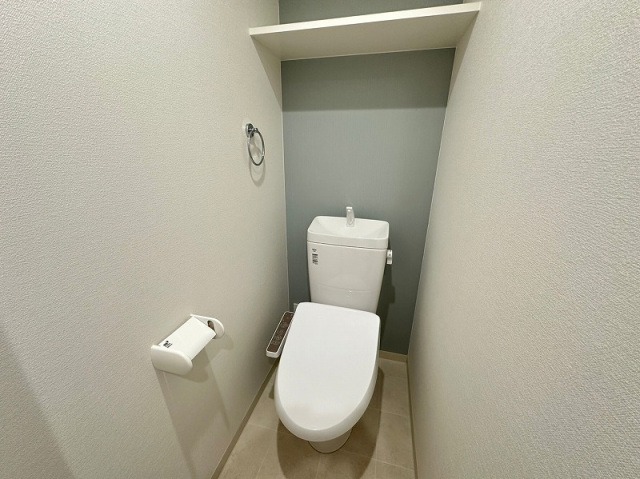 清潔感のあるトイレです
